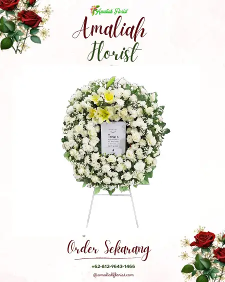 Krans Bunga Duka Pamagersari